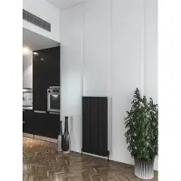Eastbrook Guardia radiator 55x120cm aluminium 1920W zwart mat