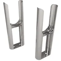 Eastbrook Rivassa voetsteuntjes voor 2 koloms radiator chroom