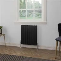 Eastbrook Hadleigh radiator 50x60cm aluminium 821W zwart mat