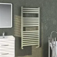 Eastbrook Staverton handdoekradiator 60x120cm 611W messing geborsteld