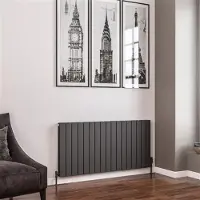 Eastbrook Addington type 20 radiator 125x60cm 1706W staal antraciet