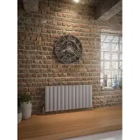 Eastbrook Guardia radiator 125x60cm aluminium 2080W grijs mat