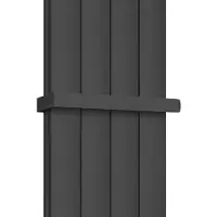 Eastbrook Guardia handdoekhouder voor radiator 55cm antraciet