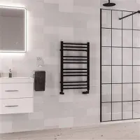 Eastbrook Corinium handdoekradiator 50x80cm 392W zwart mat