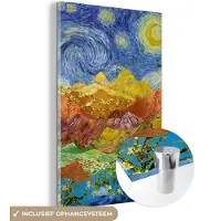 MuchoWow Glasschilderij 20x30 cm - Schilderij acrylglas - Van Gogh - Oude Meesters - Schilderij - Foto op glas - Schilderijen
