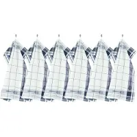 Tiseco Keukendoek Home Studio Pharao Utensils Dark Blue (Set van 3) - 50 x 70 cm