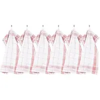 Tiseco Keukendoek Home Studio Pharao Utensils Pink (Set van 3) - 50 x 70 cm