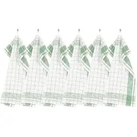 Tiseco Keukendoek Home Studio Pharao Arabesque Smoke Green (Set van 3) - 50 x 70 cm