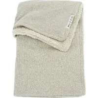 Meyco Deken Wieg Knit Basic Sand Melange