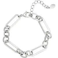Yehwang Bracelet Funky Chain- Armbanden- Zilver-- Moederdag cadeautje - cadeau voor haar - mama