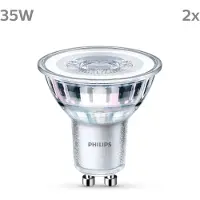 Philips LED Spot - 35 W- GU10 - Warmwit licht - 2 stuks