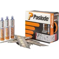 Paslode 142013 Papiergebonden Stripnagels Incl. Gas IM90 - 2,8x63mm - Ring Galv+ Rd (3750st)
