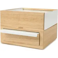 Umbra Horlogebox + juwelenopslag, Stowit, Wit