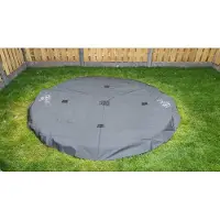 Magic Circle Pro Trampoline Afdekhoes Flat To The Ground 251 cm Black