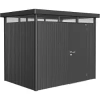 Biohort HighLine H2 Donkergrijs metallic enkele deur (84030)
