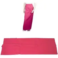 Benza Sloof XXL - Kokssloof - jamie - 100% Katoen - 100 x 100 cm - Roze / Fuchsia
