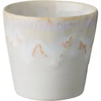 Costa Nova - servies - lungo kop - Grespresso wit - aardewerk - set van 8 - H 7,5 cm