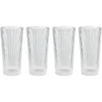 Stelton Longdrinkglas Pilastro Clear 300 ml (Set van 4)