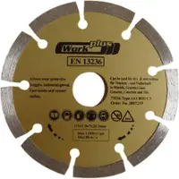 Work-it Diamant Slijpschijf - 230 mm Segment Droog 73533