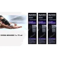 Syoss Color Refresher Black 3 x 75 ml