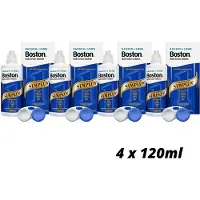 Boston Simplus - alles-in-één lenzenvloeistof - 4x 120ml - harde lenzen