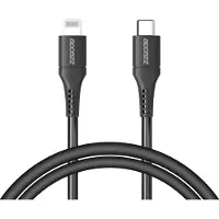 Accezz Lightning naar USB-C kabel - MFi certificering - 1 meter - Zwart