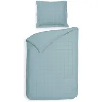 Heckett & Lane Dekbedovertrek Diamante Sphere Blue Satijn-240 x 200 / 220 cm | Lits-Jumeaux