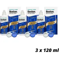Boston Simplus - alles-in-één lenzenvloeistof - 3x 120ml - harde lenzen