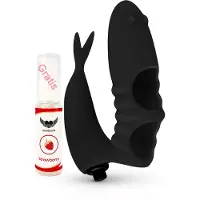 EasyToys - Vinger vibrator - 2-in-1 - Zwart