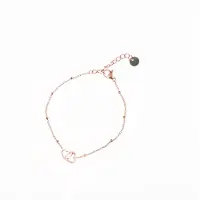 Go Dutch Label Armband met Hartjes Rosé