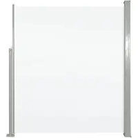 vidaXL - Wind-/zonnescherm - uittrekbaar - 160x300 - cm - crèmekleurig