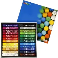 Creotime Mungyo Oliepastel Multicolor 7 Cm 24 Stuks