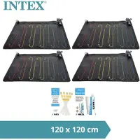 Intex - Zwembad verwarming - 4x Solarmat & WAYS Reparatieset en Teststrips