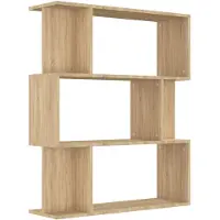 vidaXL Boekenkast/kamerscherm 80x24x96 cm bewerkt hout sonoma eiken