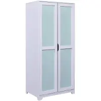 Interlink Publishing Kinderkledingkast Prati Salvia | 92 x 59,5 x 205 cm | Spaanplaathout | Veelkleurig
