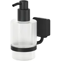 Geesa Topaz zeepdispenser 200 ml zwart