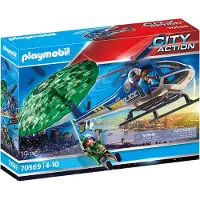 Playmobil City Action Politiehelikopter: parachute-achtervolging - 70569