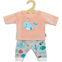 Heless Pyjama walvis Bobby (2-delig/35-45cm)