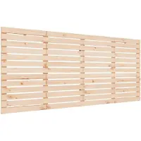 vidaXL Hoofdbord wandmontage 186x3x91,5 cm massief grenenhout