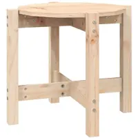 vidaXL Salontafel Ø 52,5x45 cm massief grenenhout