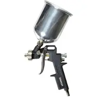 Stanley Verfspuit 170133XSTN - Verfpistool voor Compressor - Reservoir 0.5L - Max. 4 Bar - 200L/Min - Zwart/Zilver