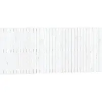 vidaXL Wandhoofdbord 204x3x90 cm massief grenenhout wit