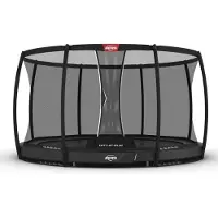 Berg - InGround Champion 380 Trampoline + Deluxe Safety Net - Grey (35.42.91.03)
