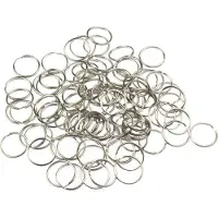 Kangaro sleutelringen metaal 20 mm (100 stuks)