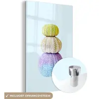 MuchoWow Glasschilderij 40x60 cm - Schilderij acrylglas - Kleuren - Natuur - Dieren - Zeedieren - Foto op glas - Schilderijen