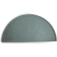 Mushie Placemat silicone, Cambridge Blauw Confetti