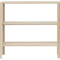 Form & Refine Leaf plankrek 3 planken 92x100 cm Wit eiken