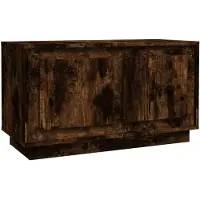 vidaXL Tv-meubel 80x35x45 cm bewerkt hout gerookt eikenkleurig
