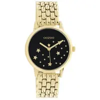 Oozoo Timepieces Horloge Goud/Zwart | C11029