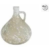 Coppens Vaas Jarron met oor antique marble gold glas 18x17,5cm |